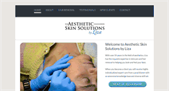 Desktop Screenshot of aestheticskinsolutionstoledo.com